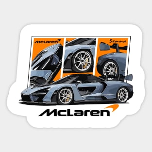 McLaren Senna Supercar Sticker